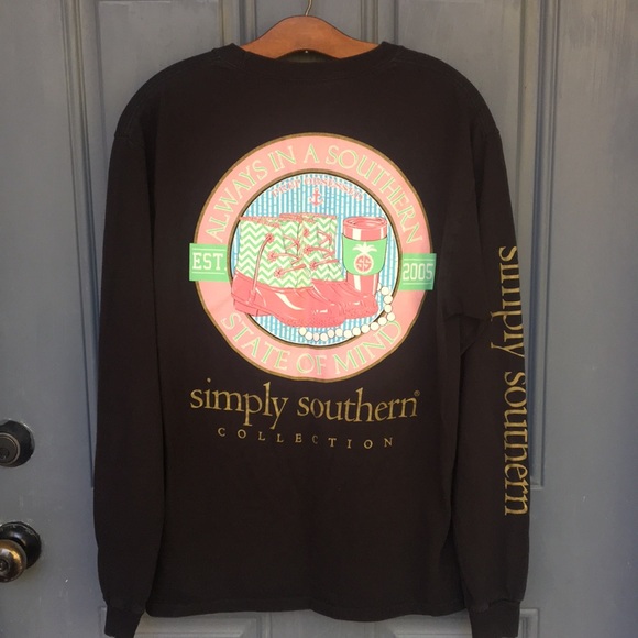 Simply Southern Tops - Simply Southern Collection Black Long Sleeve M